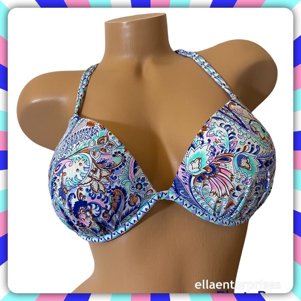 VS Fabulous The Gorgeous Racerback Paisley Bikini Top
